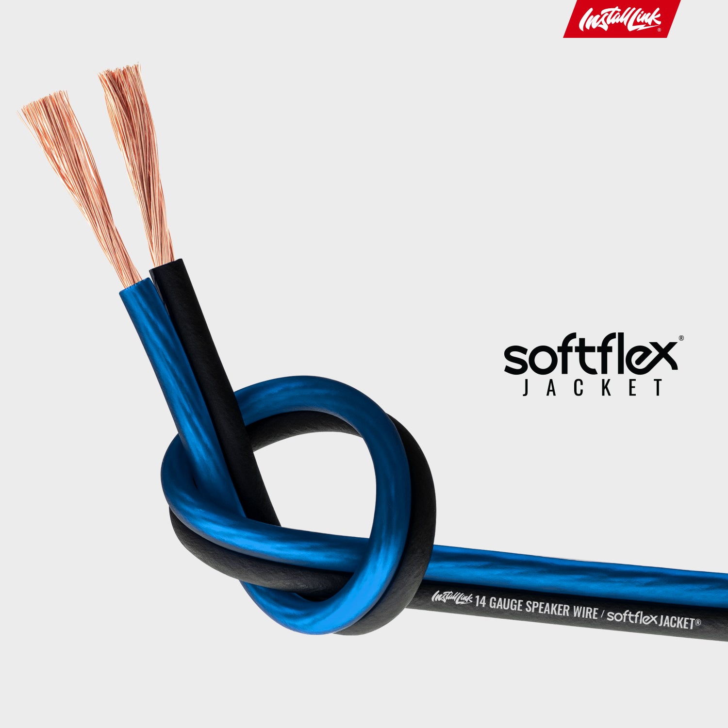 Speaker Wire 14 Gauge, CCA, 30ft, Blue/Black image 6