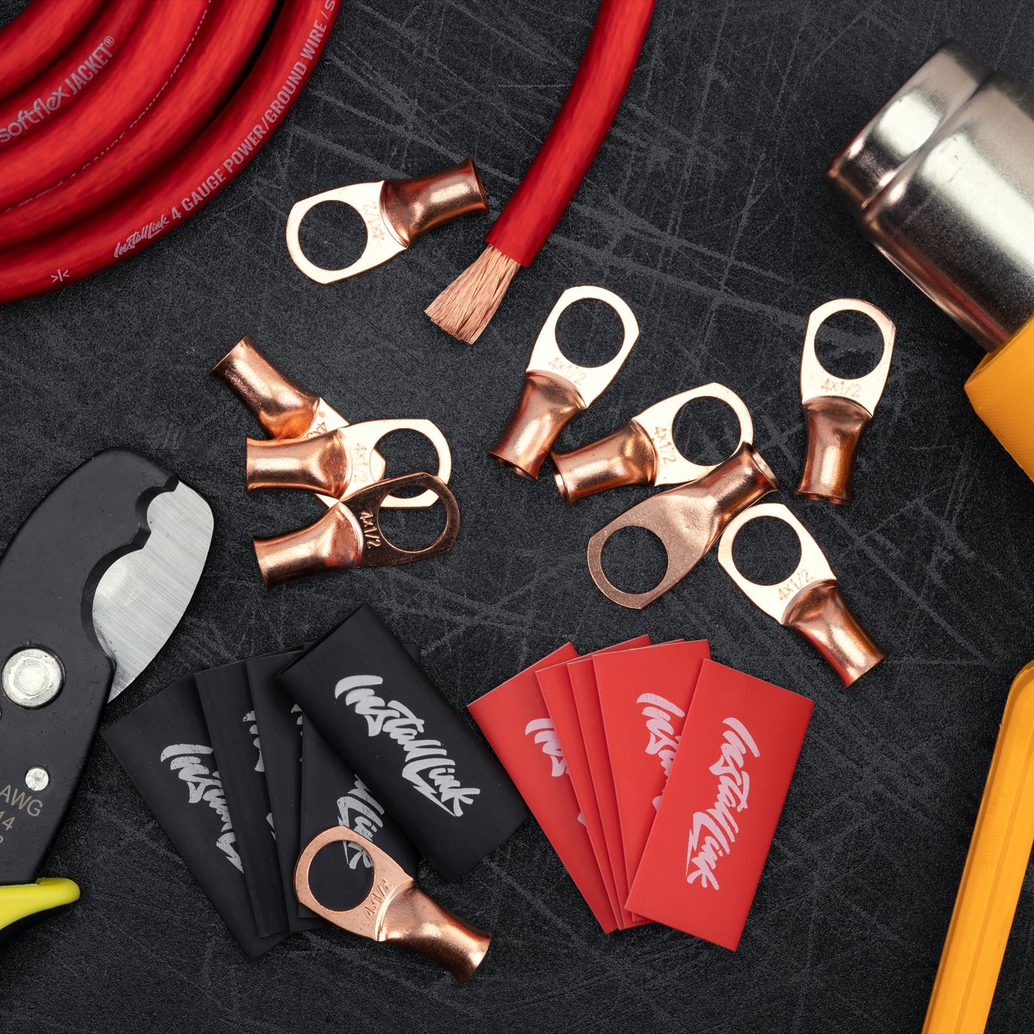 4 Gauge Copper Lugs (1/2") with Heat Shrink, 10-Pack image 7