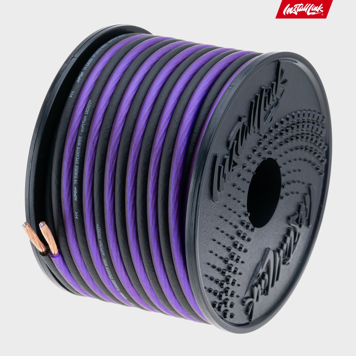 Speaker Wire 14 Gauge, CCA, 30ft, Purple/Black image 8
