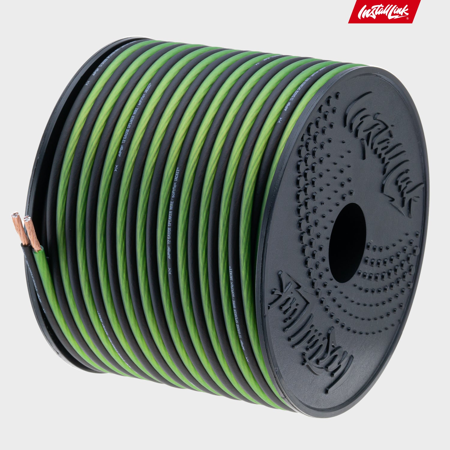 Speaker Wire 12 Gauge CCA, 100ft, Green/Black image 8
