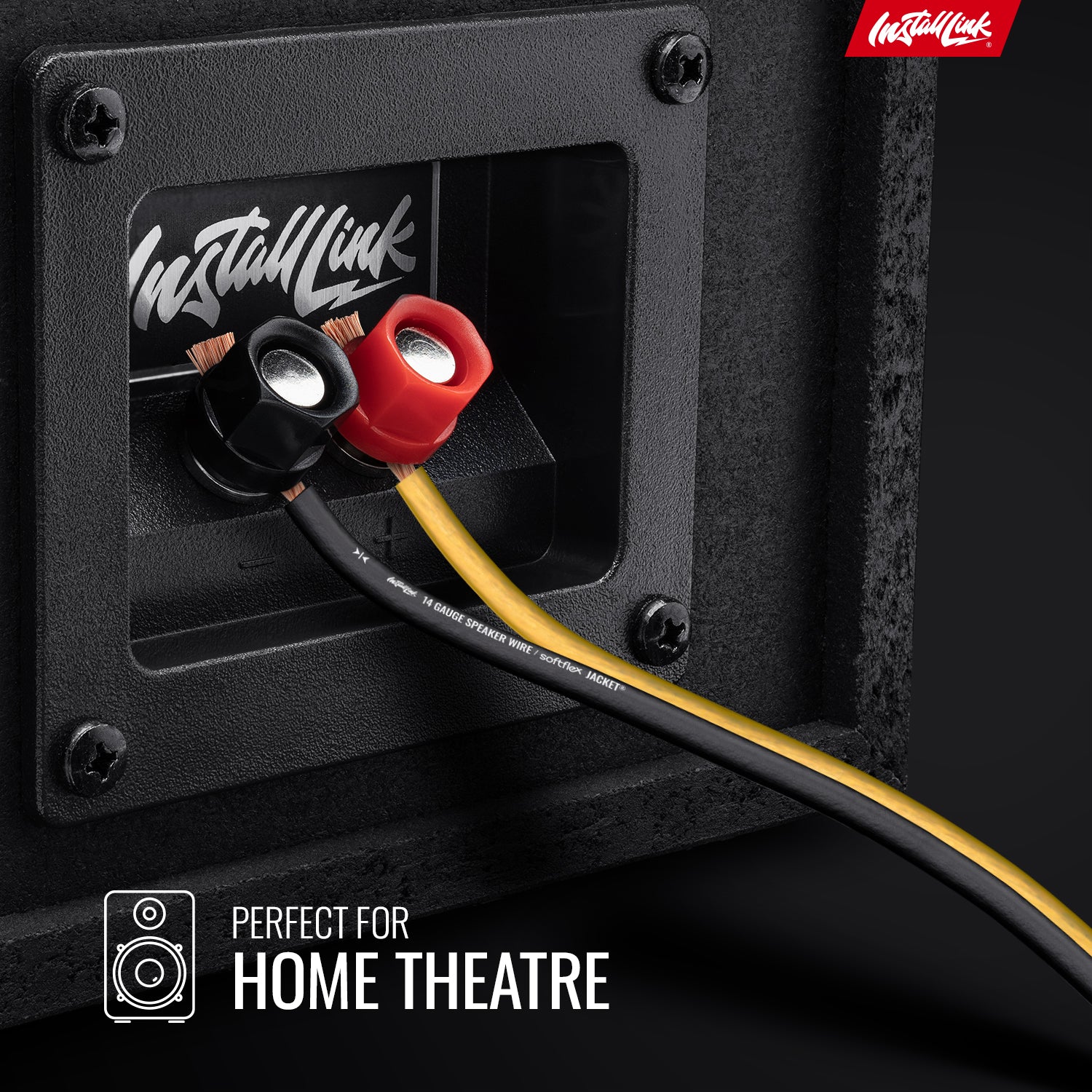 Speaker Wire 14 Gauge, CCA, 30ft, Yellow/Black image 2