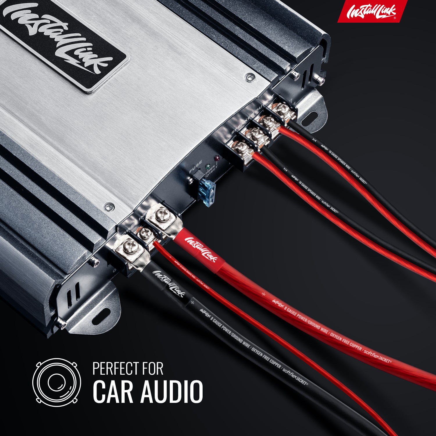 Speaker Wire 16 Gauge, CCA, 30ft, Red/Black image 1