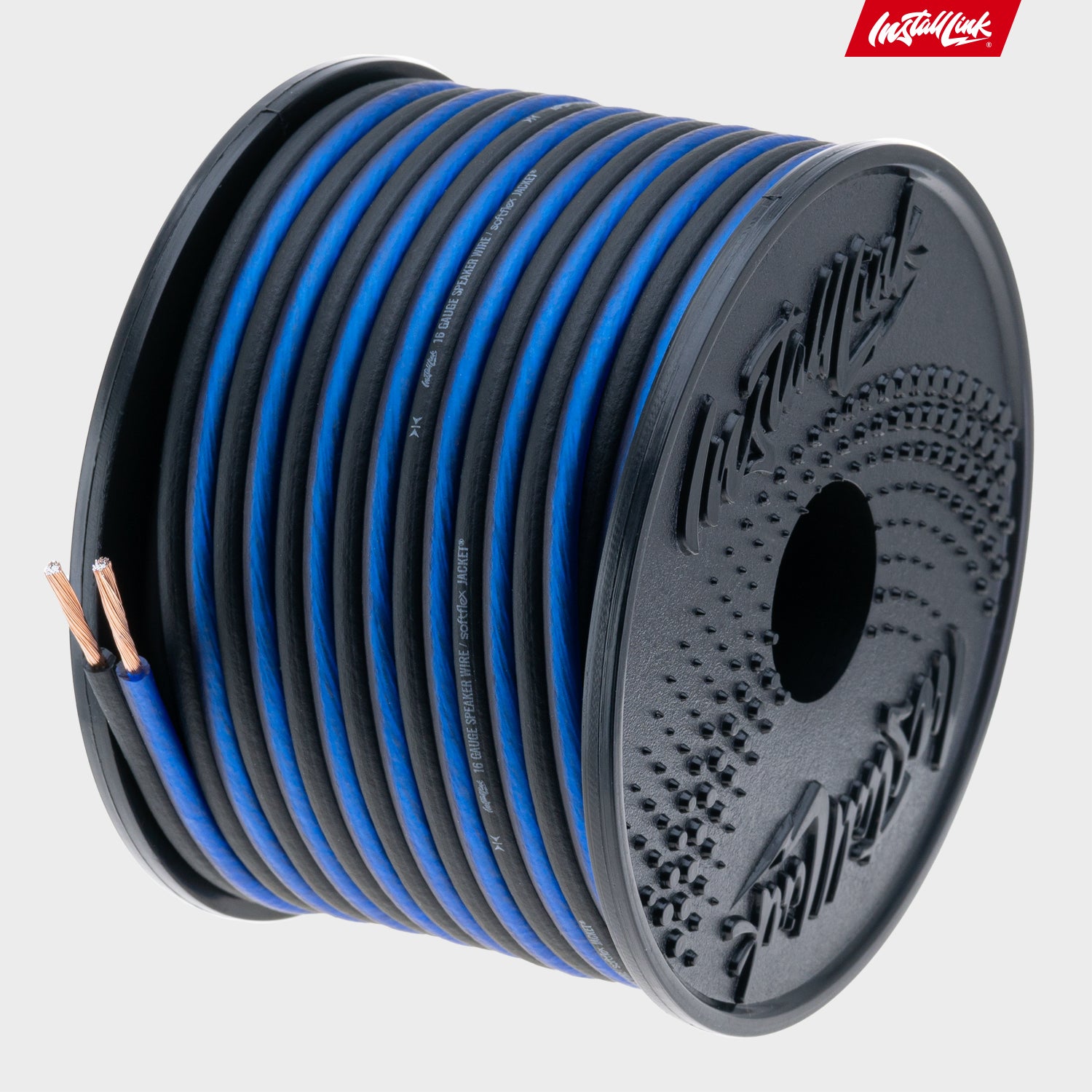 Speaker Wire 16 Gauge, CCA, 30ft, Blue/Black image 8