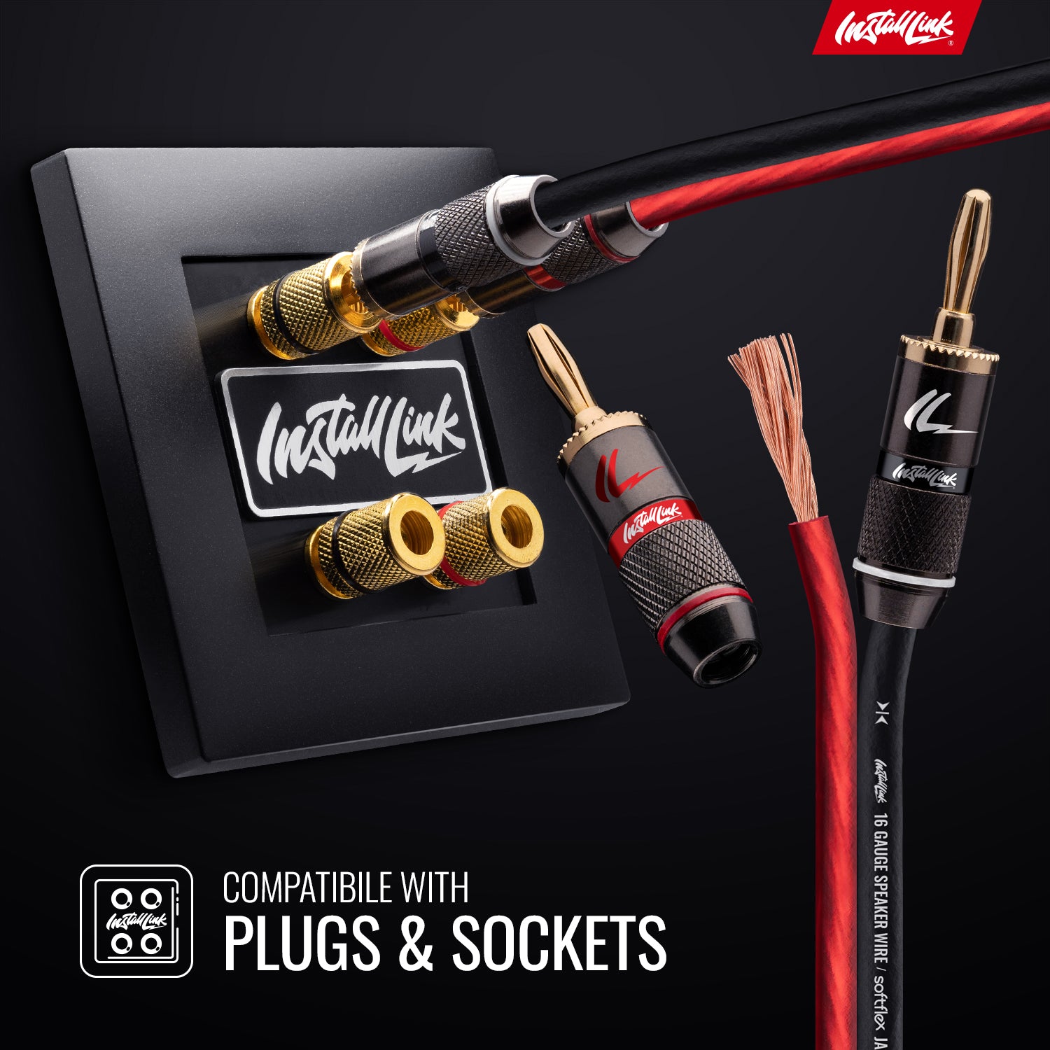 Speaker Wire 16 Gauge, CCA, 30ft, Red/Black image 3