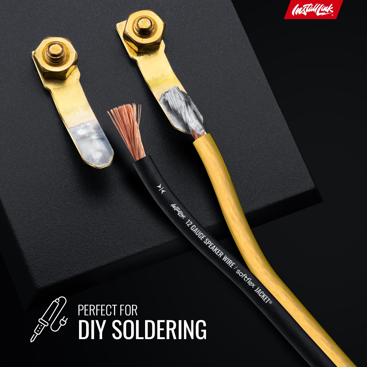 Speaker Wire 12 Gauge CCA, 100ft, Yellow/Black image 4