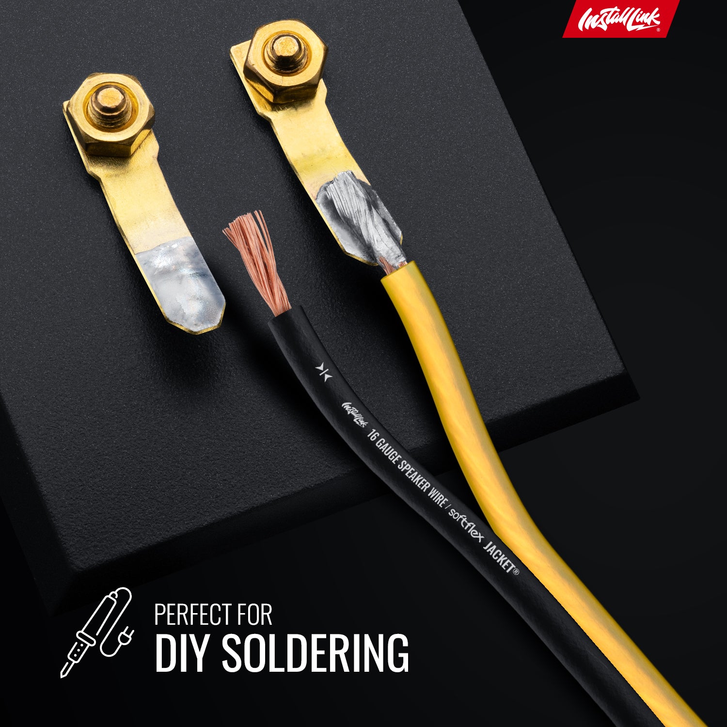 Speaker Wire 16 Gauge, CCA, 30ft, Yellow/Black image 4