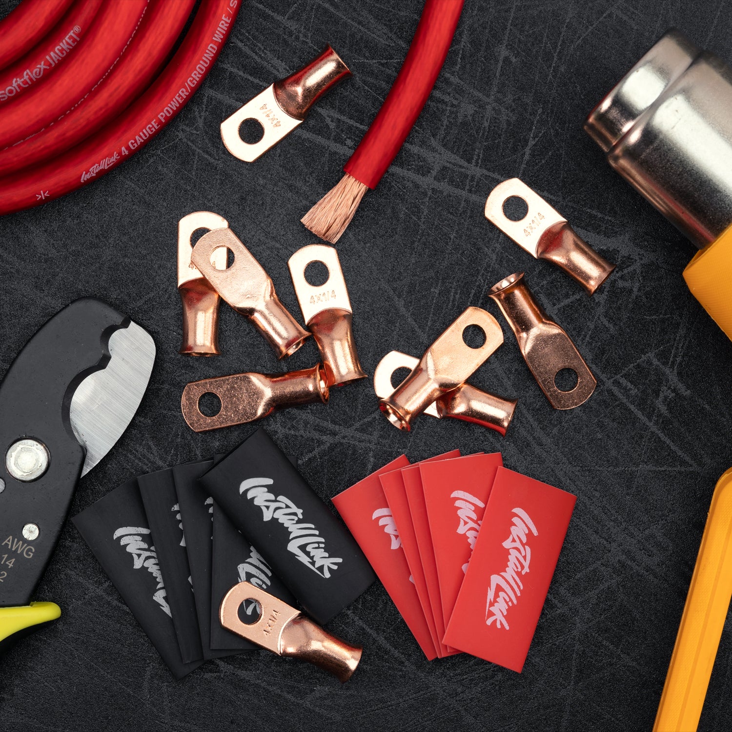 4 Gauge Copper Lugs (1/4") with Heat Shrink, 10-Pack image 7