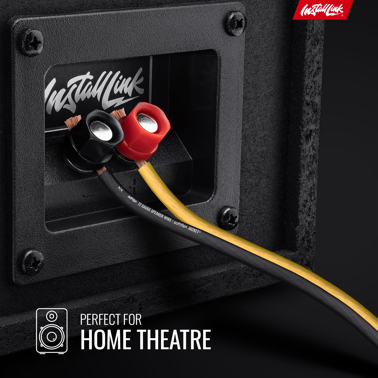 Speaker Wire 12 Gauge CCA, 100ft, Yellow/Black image 2