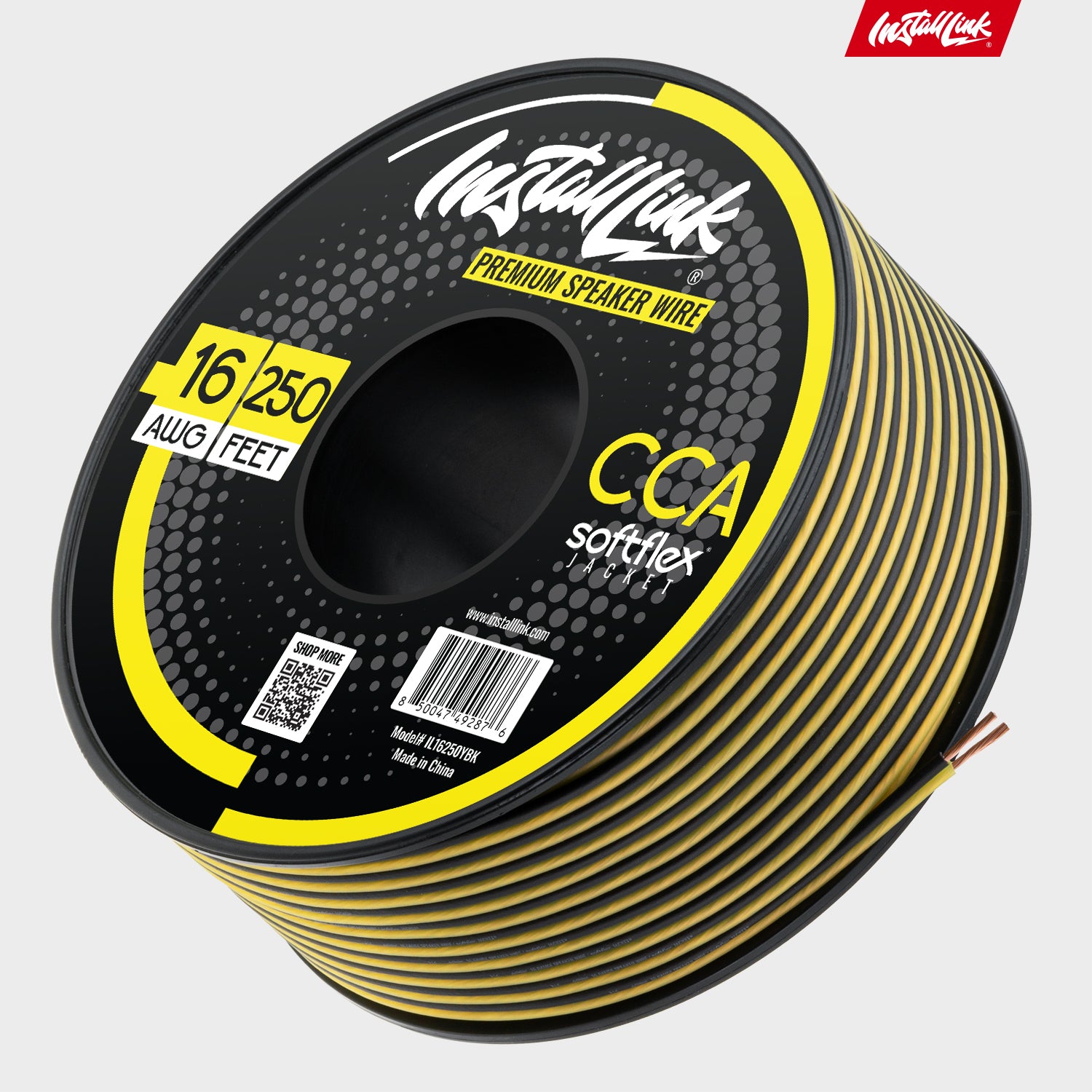 Speaker Wire 16 Gauge, CCA, 250ft, Yellow/Black image 8