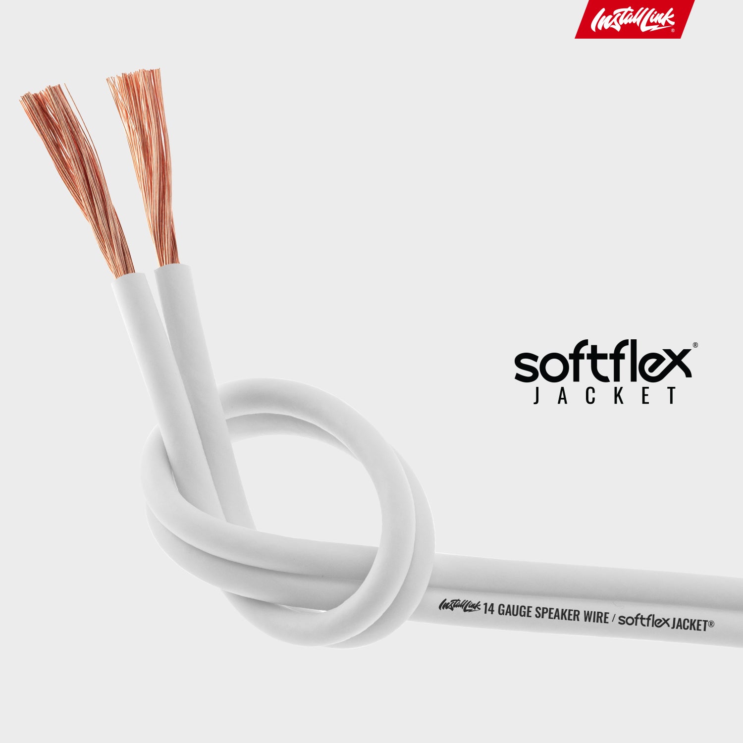 Speaker Wire 14 Gauge CCA, 100ft, White/White image 6