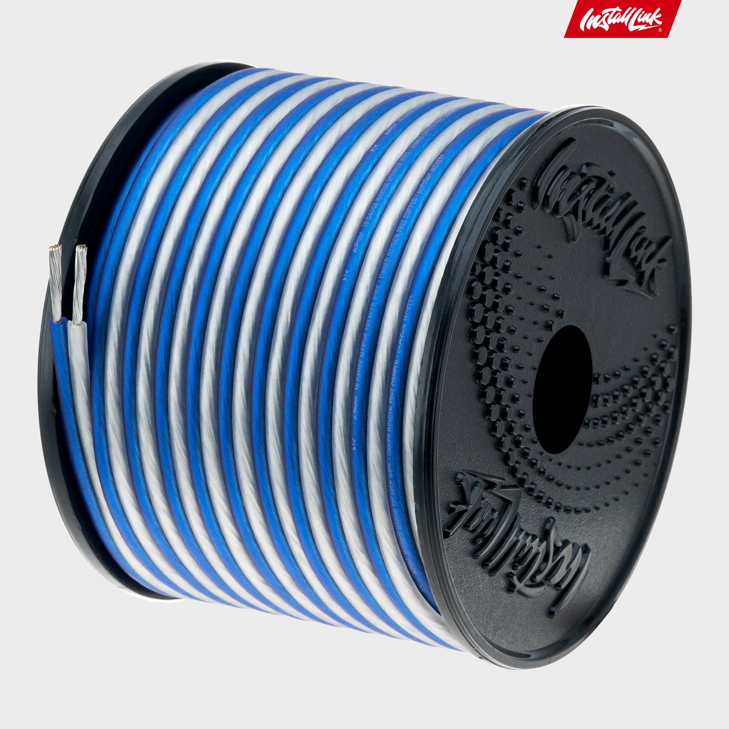 Marine Speaker Wire 16 Gauge, Tinned OFC, 50ft, Blue/White image 8