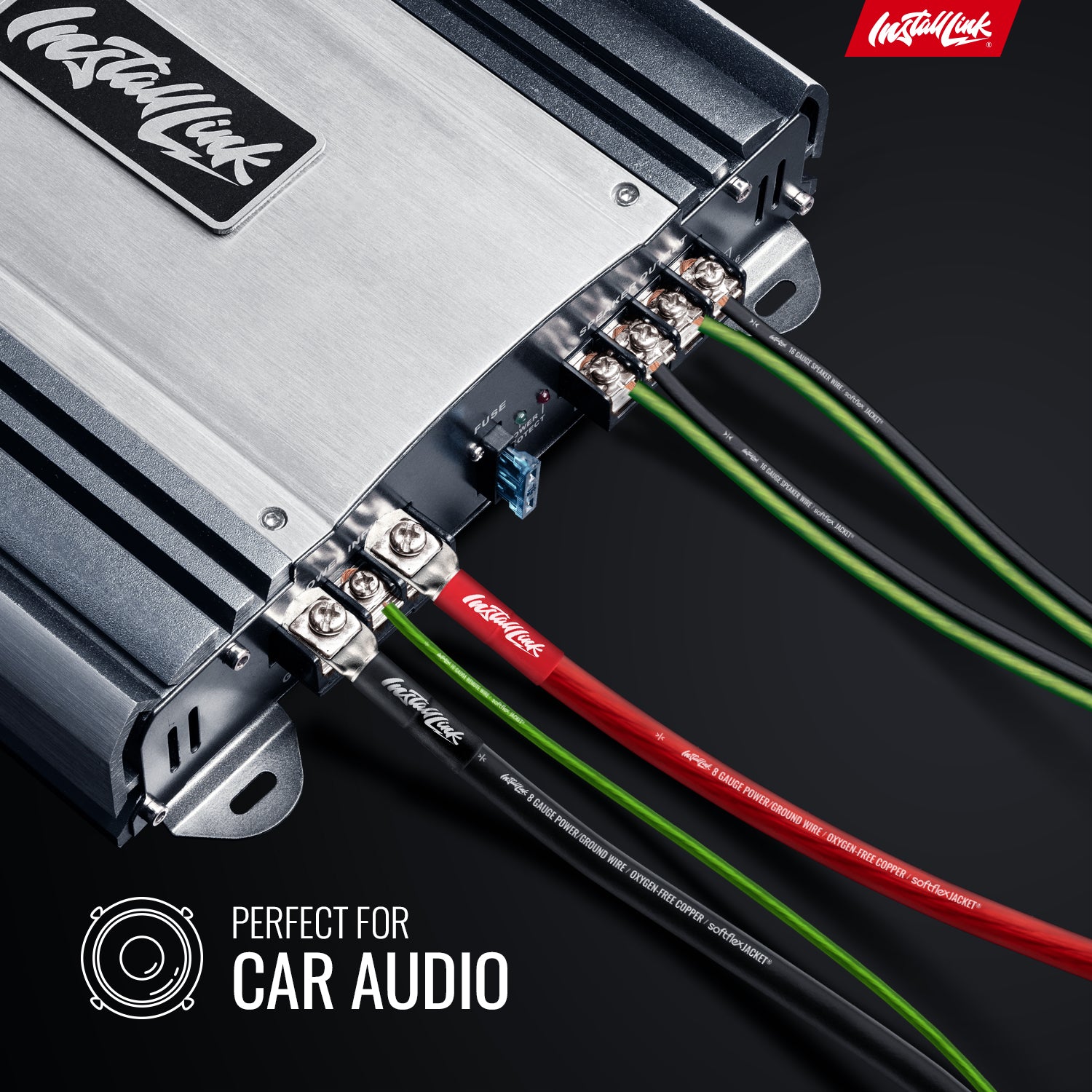 Speaker Wire 16 Gauge, CCA, 30ft, Green/Black image 2