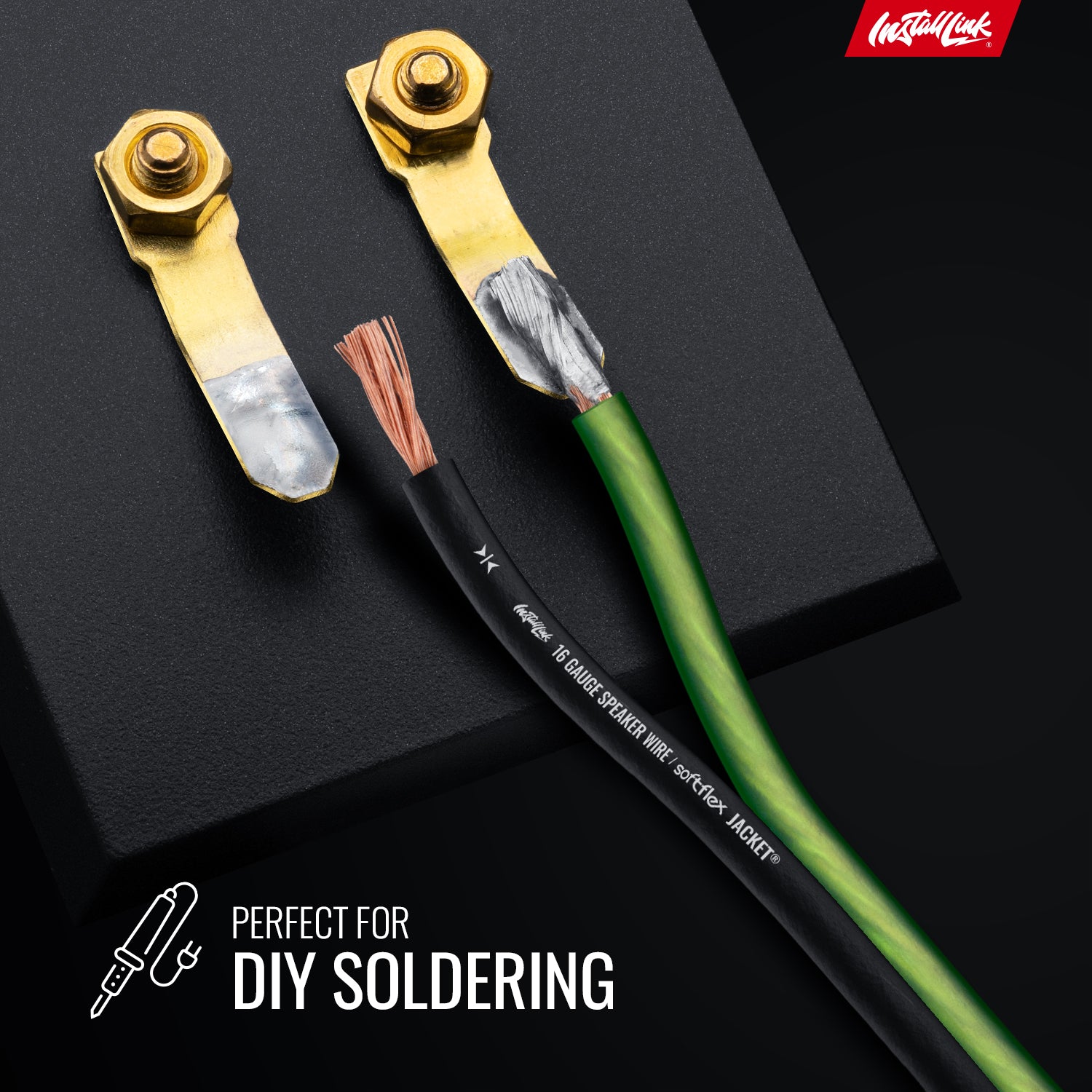 Speaker Wire 16 Gauge, CCA, 30ft, Green/Black image 4