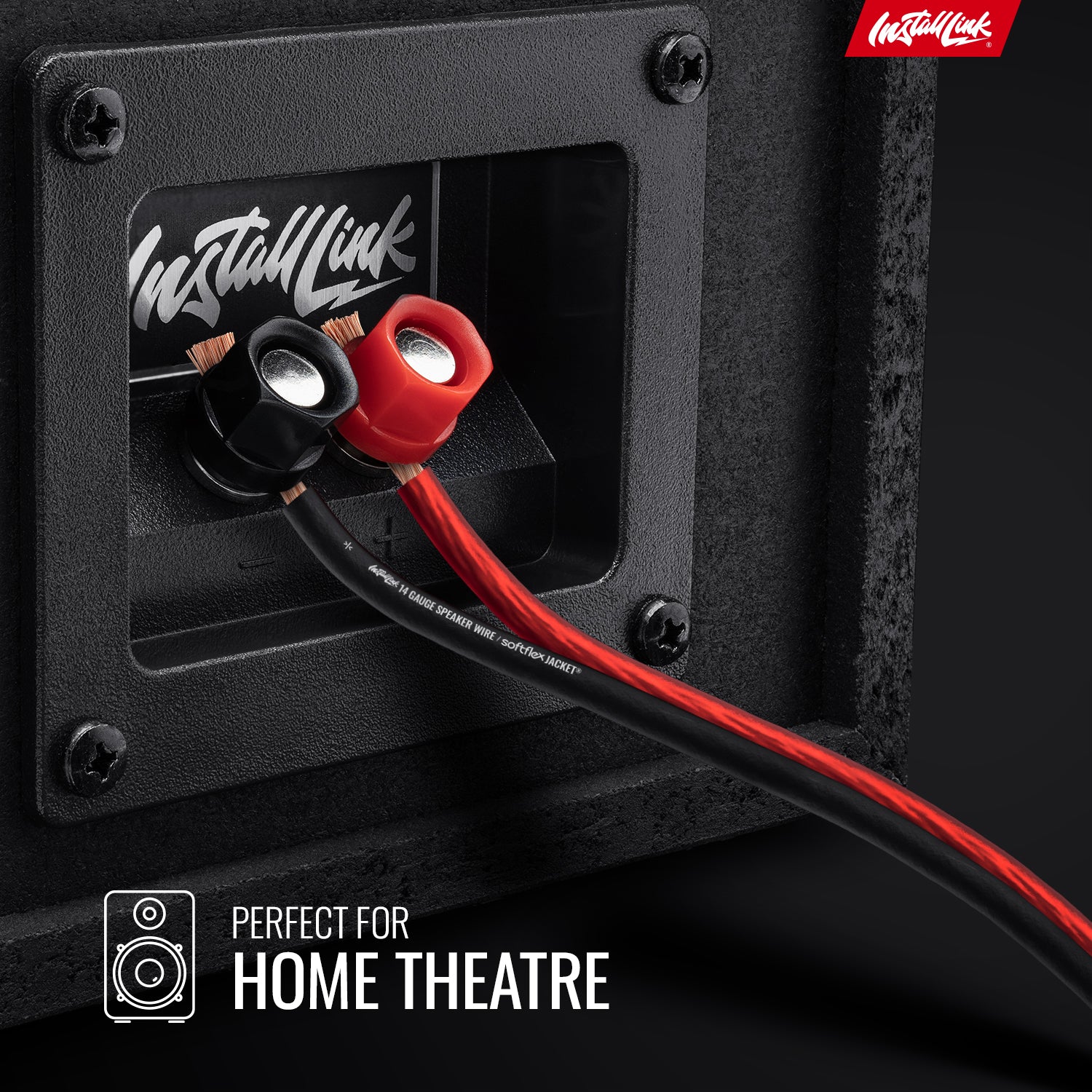 Speaker Wire 14 Gauge, CCA, 30ft, Red/Black image 2