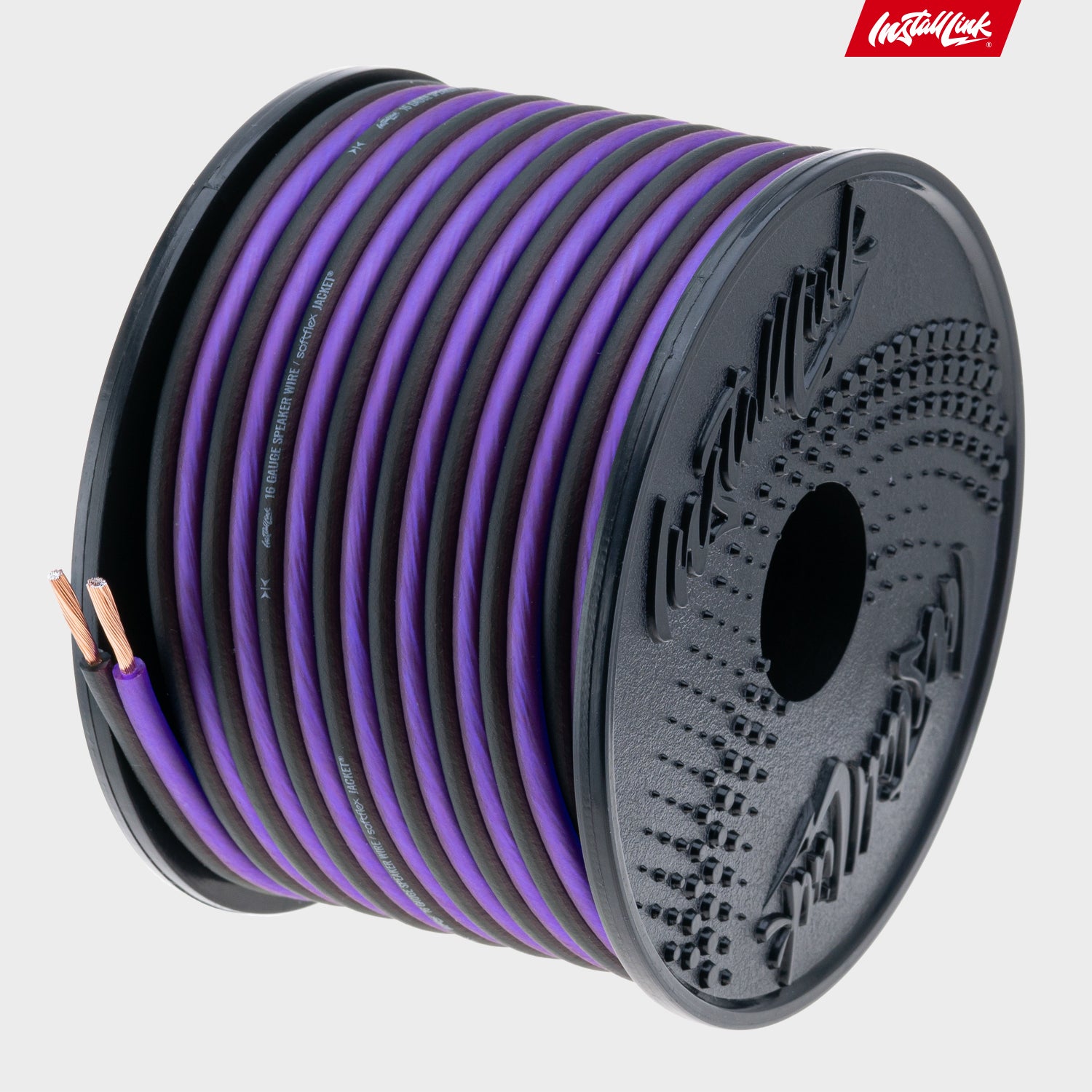 Speaker Wire 16 Gauge CCA, 30ft, Purple/Black image 8
