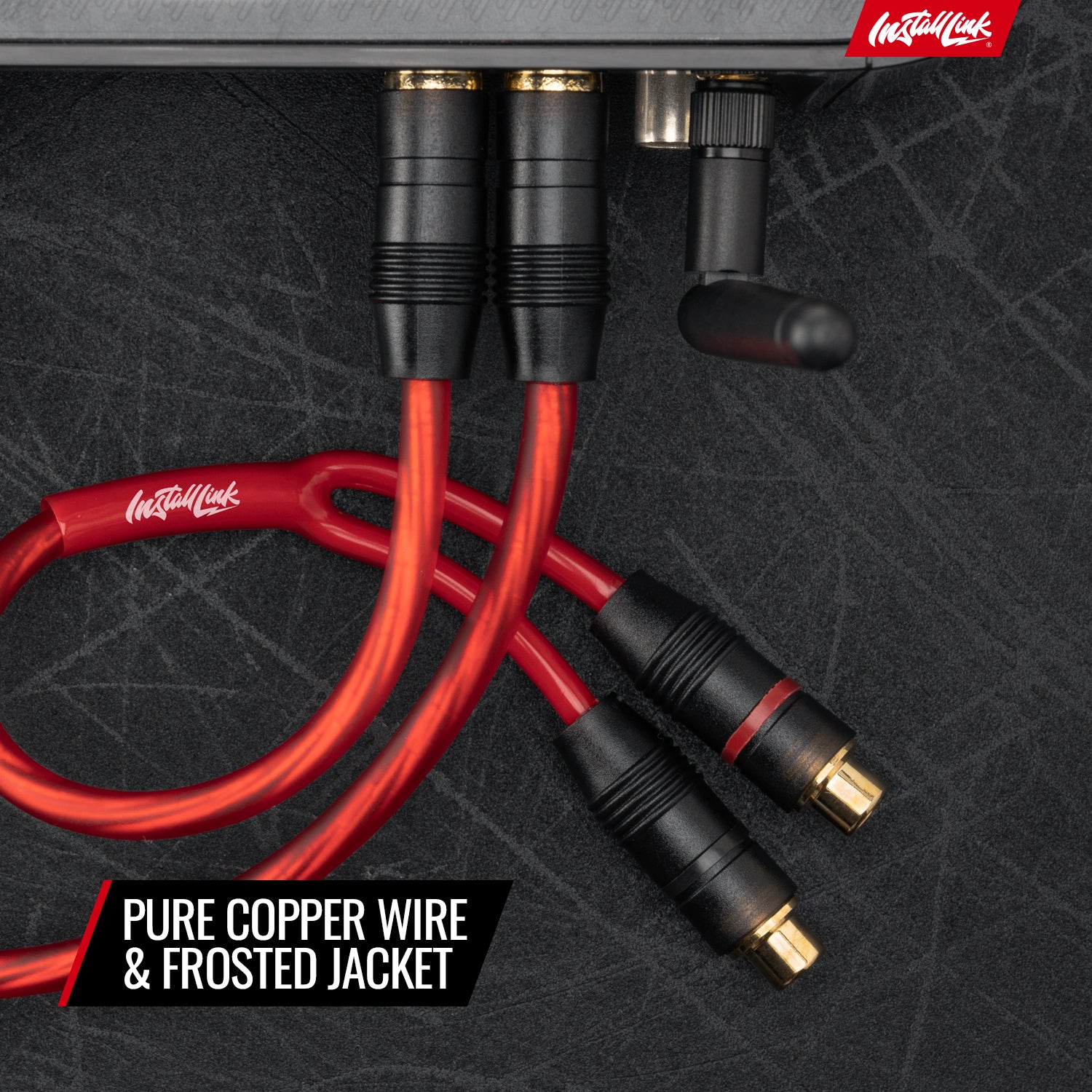 RCA Audio Cable for Subwoofer or Stereo Cable, Y Adapter 1-Male to 2-Female Splitter, Red, 2pk image 8