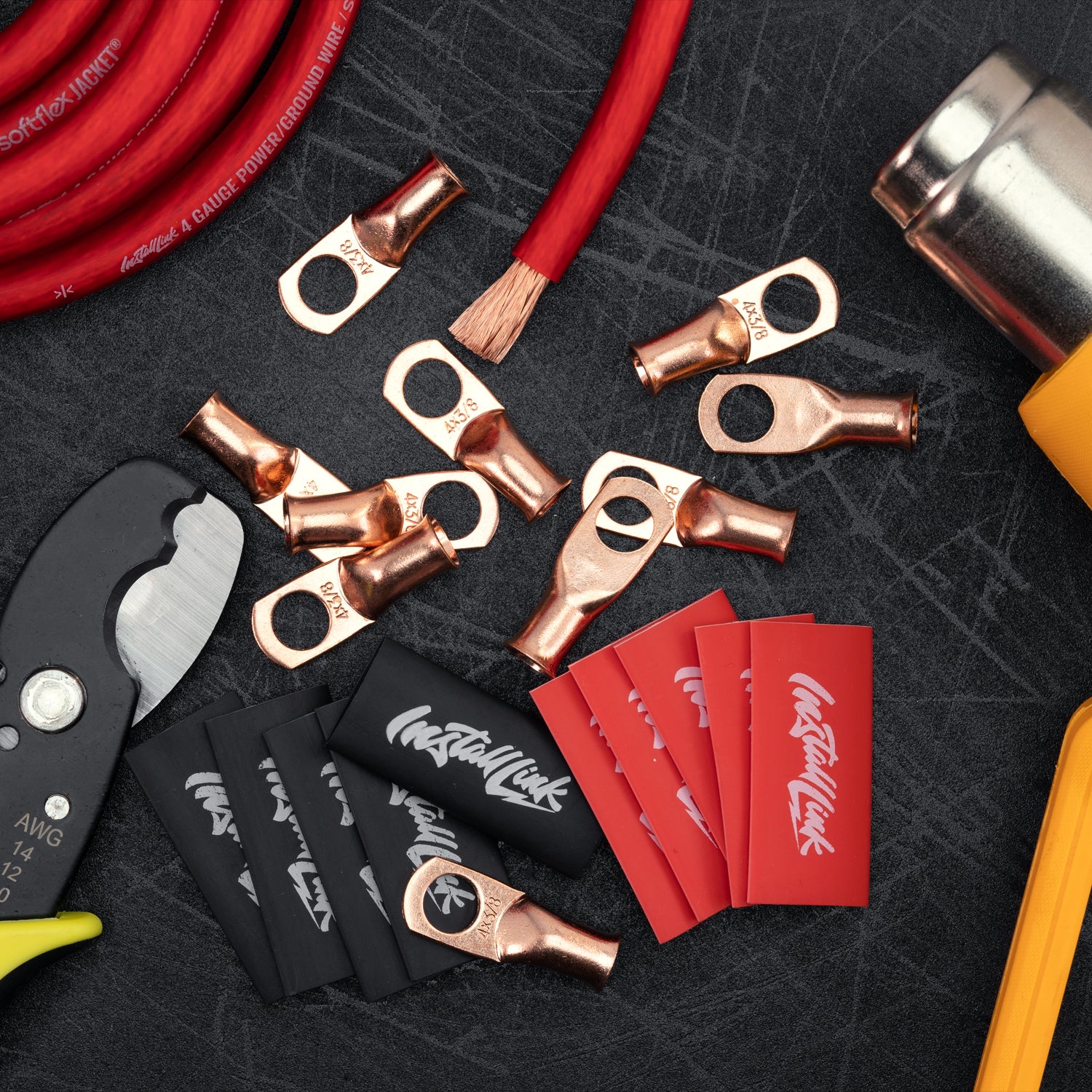 4 Gauge Copper Lugs (3/8") with Heat Shrink, 10-Pack image 7