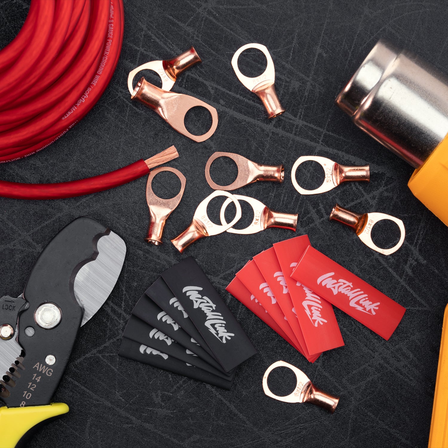 8 Gauge Copper Lugs (1/2") with Heat Shrink, 10-Pack image 7